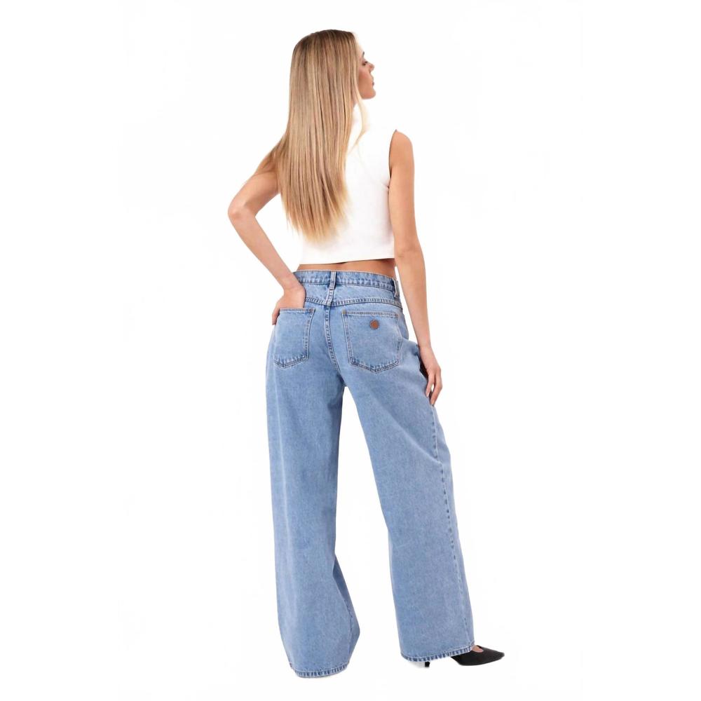 NEW ABRAND JEANS 95 mid rise super baggy jeans in gigi - Picture 2 of 4